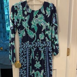 Floral Long Sleeve Maxi Dress